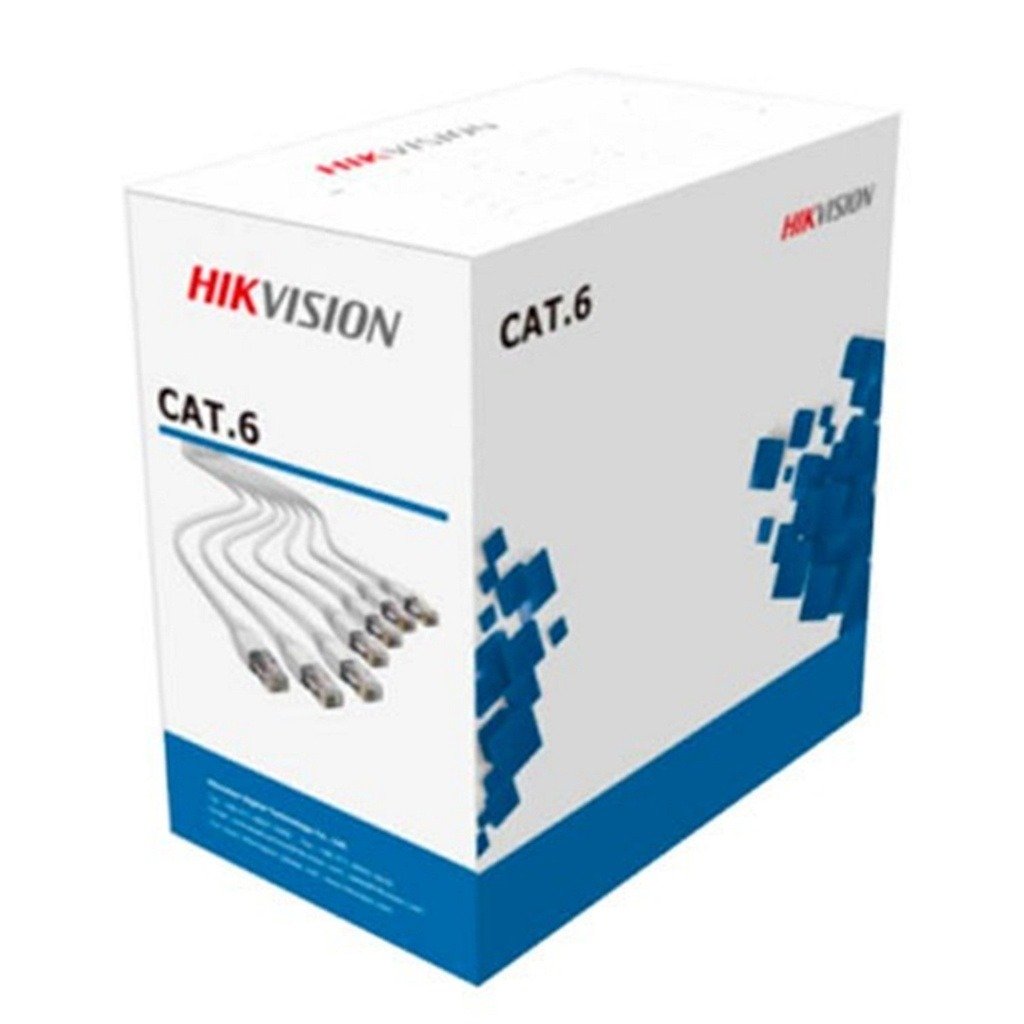Imagen del Producto: CABLE UTP CAT6 305M BOBINA 100% COBRE AZUL HIKVISION en Area Electric